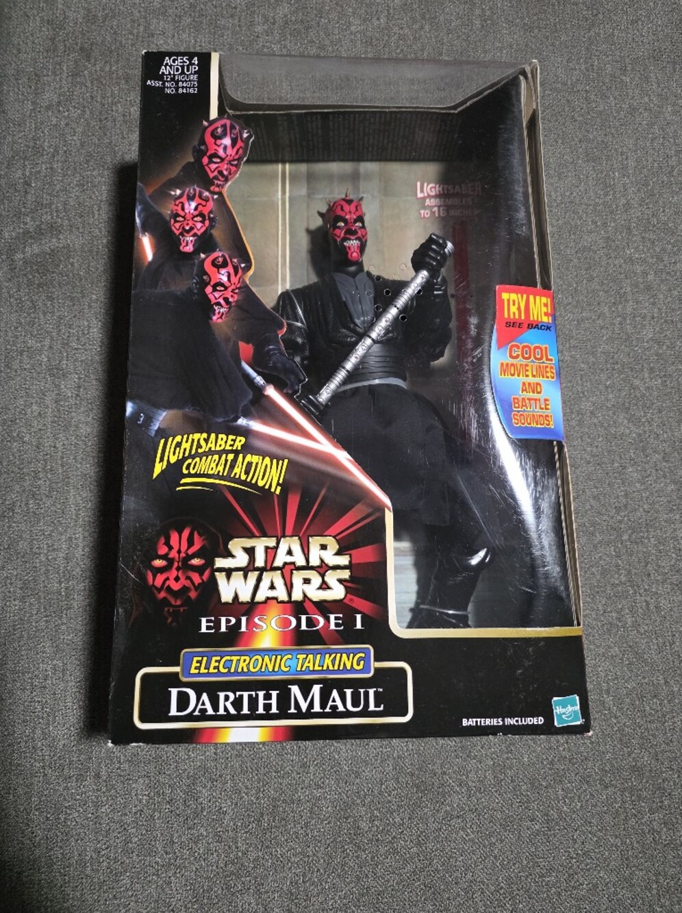 1999 Star Wars Darth Maul Kids Costume - Black and Red